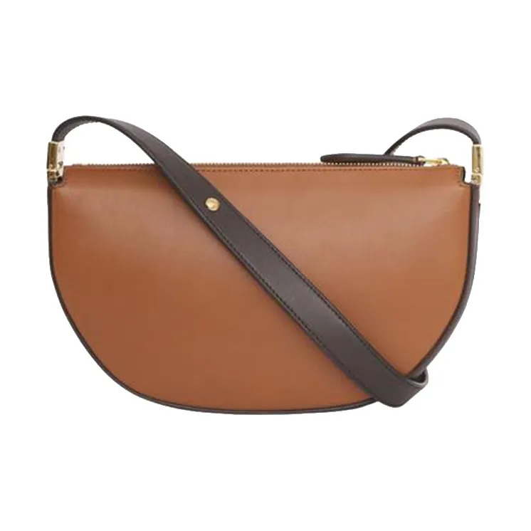Burberry Olympia Leather Shoulder Bag Crescent Bag Handbag Shoulder Bag Crossbody Bag Mini Women's Brown-5