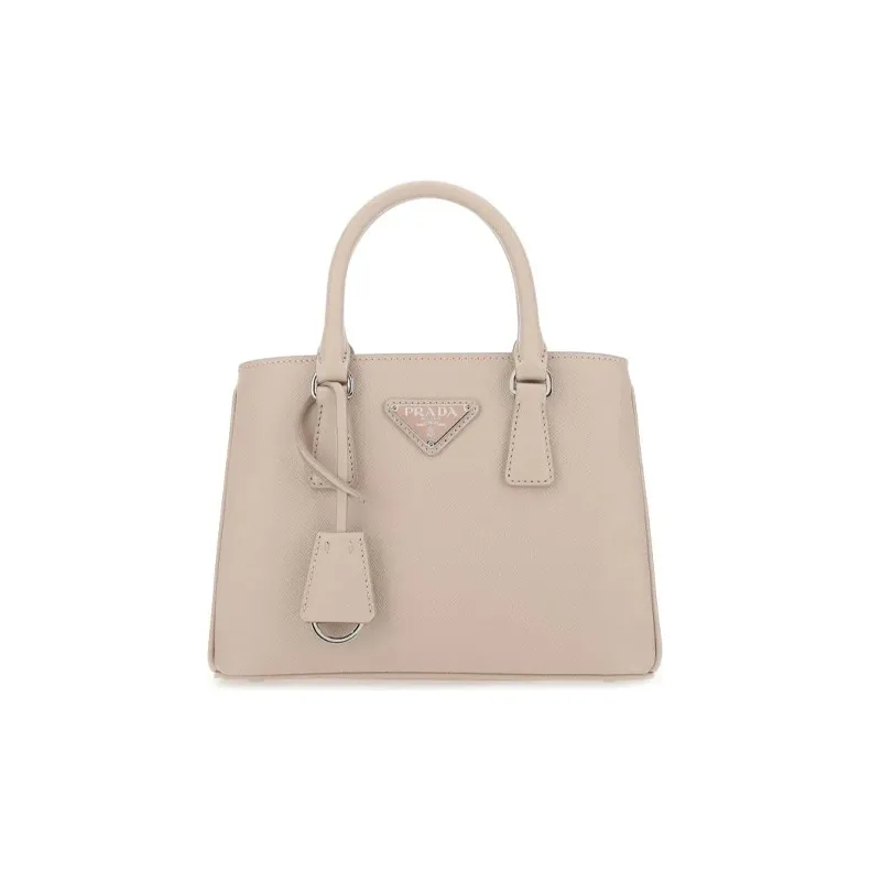 PRADA Leather Handbag Mini Women's Pink-1