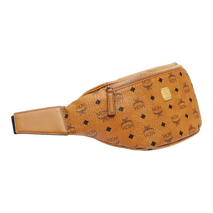 MCM Stark Belt Bag Visetos Medium Cognac-1