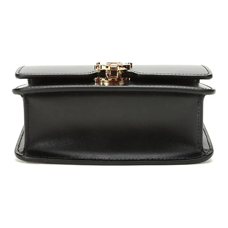 Burberry Belted Leather Tb Bag Black-4