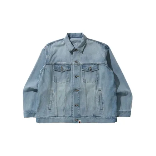 A BATHING APE Jackets Men Denim Blue