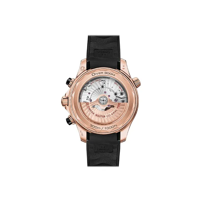 OMEGA Seahorse Series 300m Diving Watch Automatic Mechanical Movement Men's Watches Watch 44mm Black Dial-4