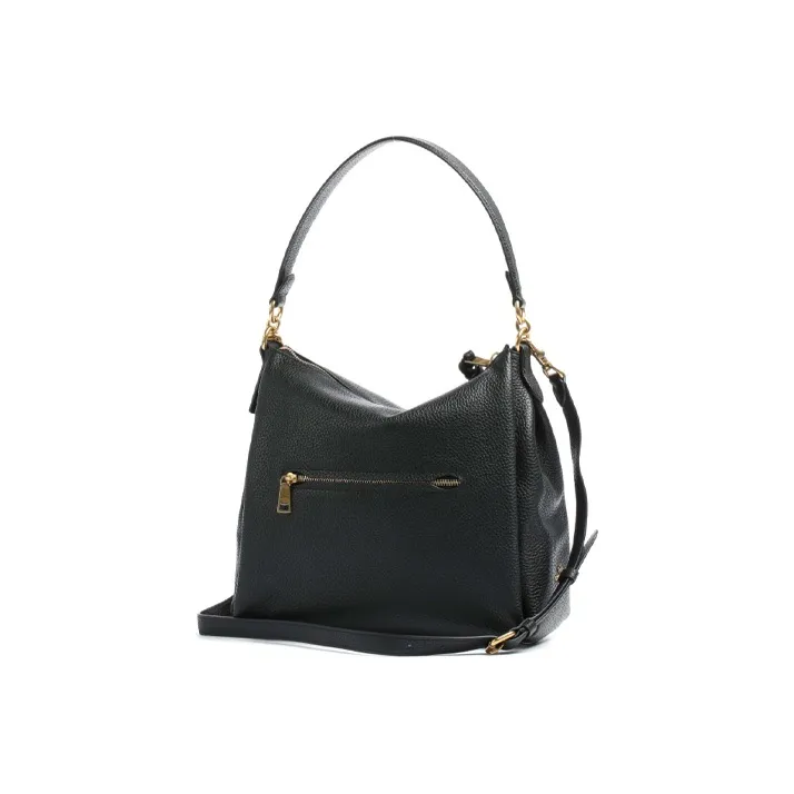 COACH Shay Leather, Cow Leather Handbag, Crossbody Bag, Shoulder Bag Tubas Women's Black-1