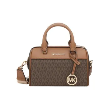 MICHAEL KORS Travel PVC Boston Bag Crossbody One Shoulder Handbags Regular Women's Brown