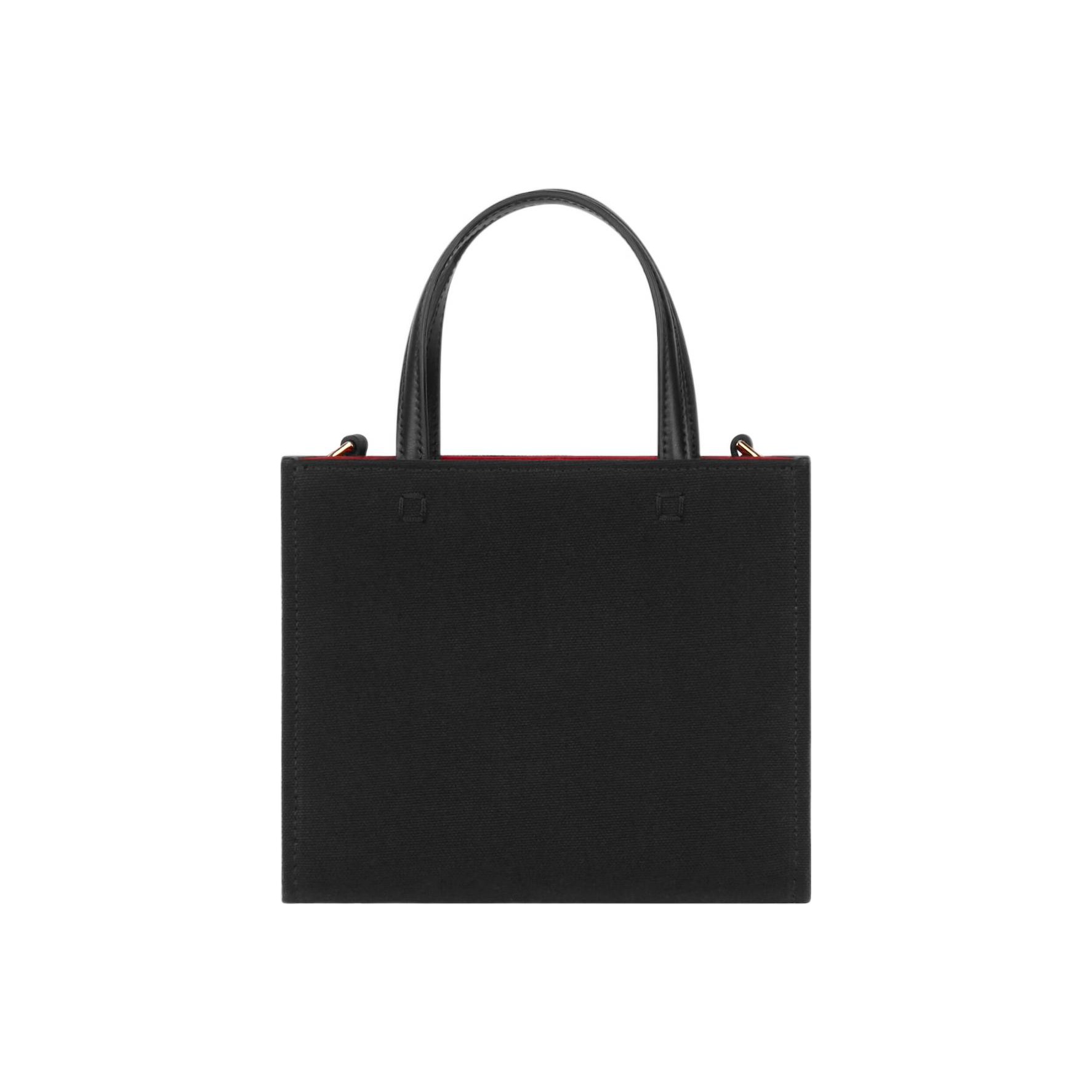 トートバッグ GIVENCHY MINI G-TOTE SHOPPING BAG GIVENCHY Mini 4G Canvas Tote Shopping Bag Black