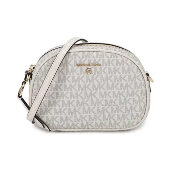 MICHAEL KORS Artificial Leather Crossbody Bag, Shoulder Bag Trumpets Women's Vanilla White