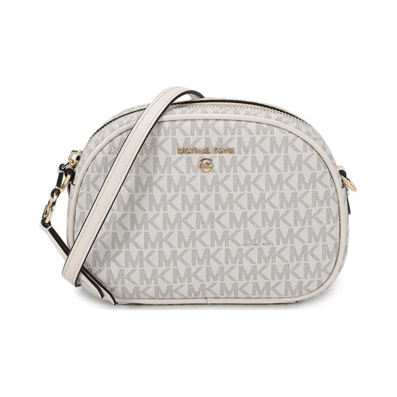 MICHAEL KORS Artificial Leather Crossbody Bag, Shoulder Bag Trumpets Women's Vanilla White-0