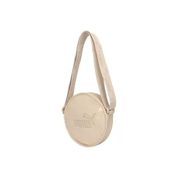 PUMA Patent Leather Round Bag Shoulder Bag Crossbody Bag Regular Women's Cream