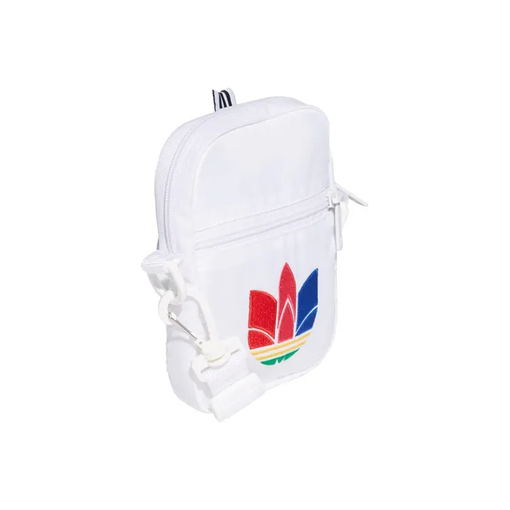 Adidas Originals Polyester Crossbody Bag Regular Unisex White-1