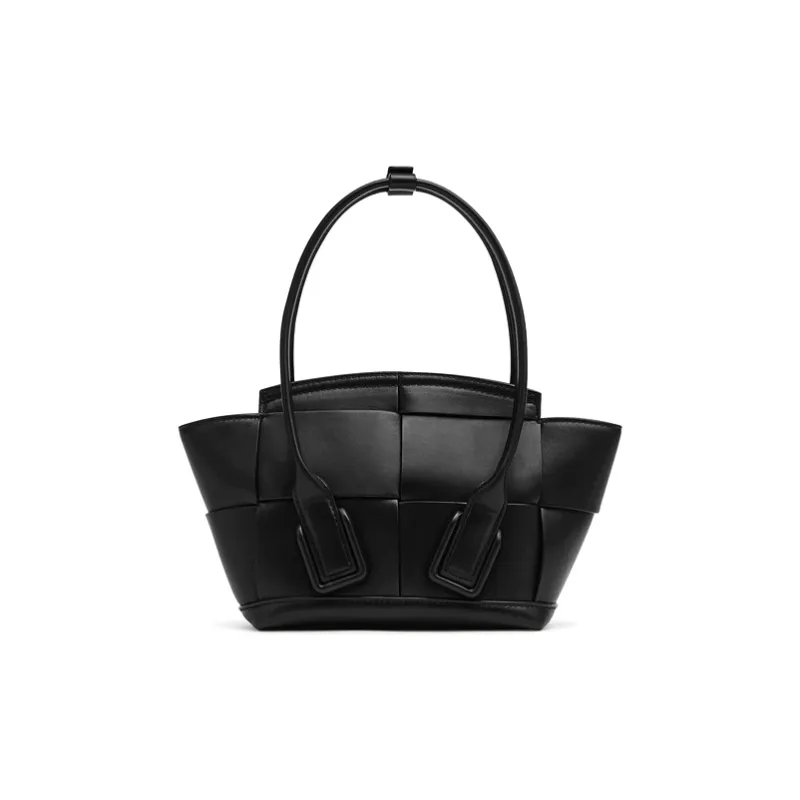 Bottega Veneta ARCO Calfskin Shoulder Bag Crossbody Bag Handbag Mini Women's Black-1