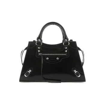 Balenciaga Neo Classic Calfskin Shoulder Bag Crossbody Bag Handbag Small Size Women's Black