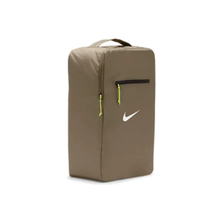 Nike Fabric Shoe Box Bag Clutch Handbag Regular Unisex Tan-1