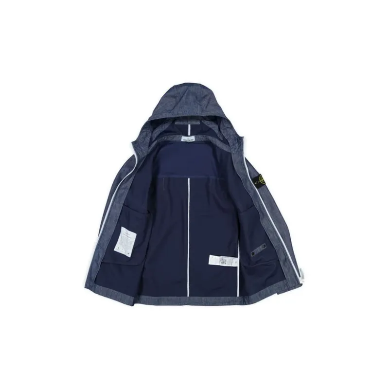 STONE ISLAND Denim Hooded Jacket-2