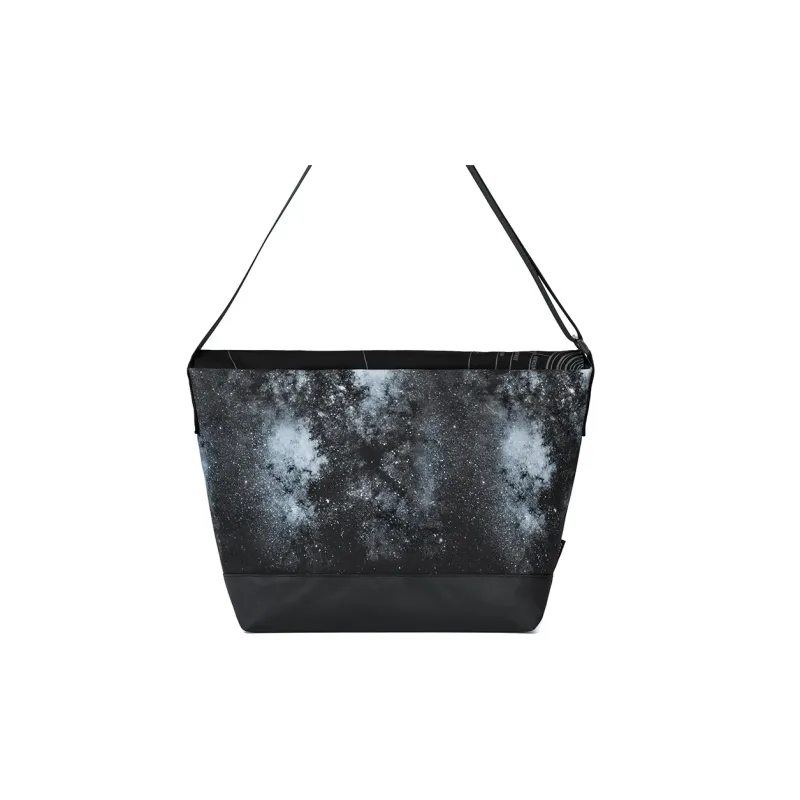 COMBACK VAST UNIVERSE Polyamide Messenger Bag, Shoulder Bag, Crossbody Bag Unisex Black/White/Gray-3