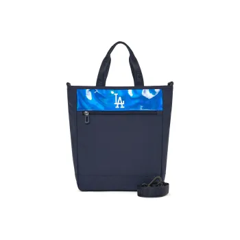 MLB Reflective Material Handbag Tote Shopping Bag Messenger Bag Crossbody Bag Regular Unisex Navy