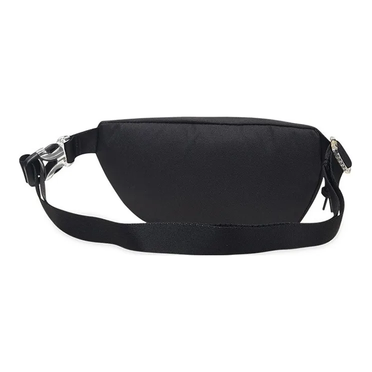 Converse Polyester One Shoulder Crossbody Fanny Pack Regular Unisex Black-1