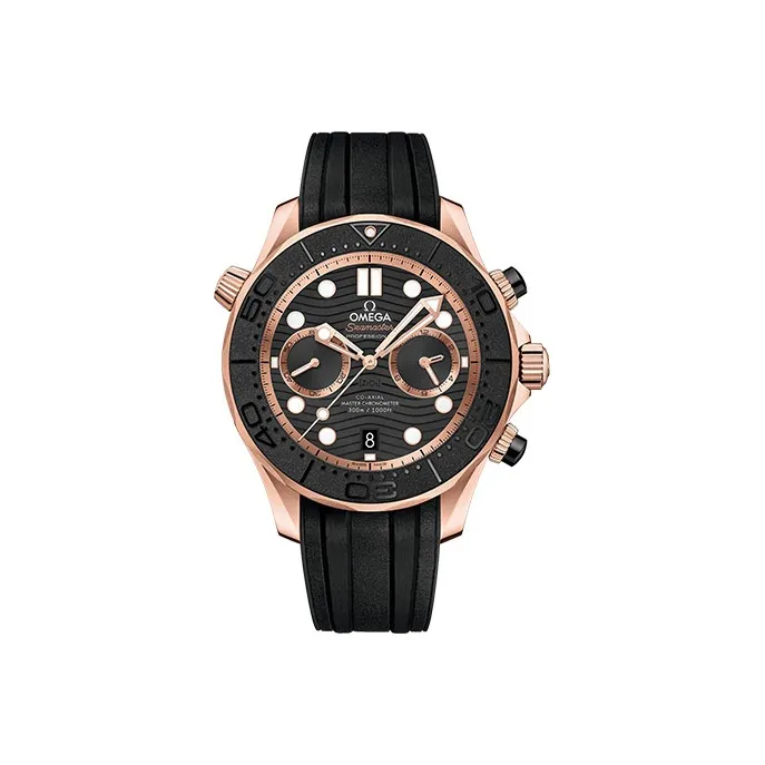 OMEGA Seahorse Series 300m Diving Watch Automatic Mechanical Movement Men's Watches Watch 44mm Black Dial-0