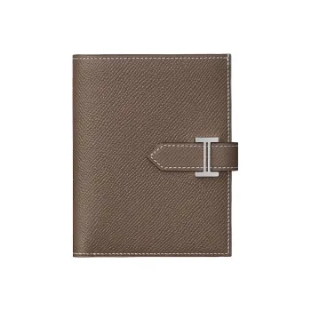 HERMES Bearn Compact Wallet Brown