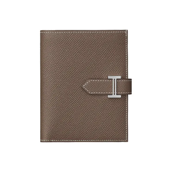 HERMES Bearn Compact Wallet Brown-0