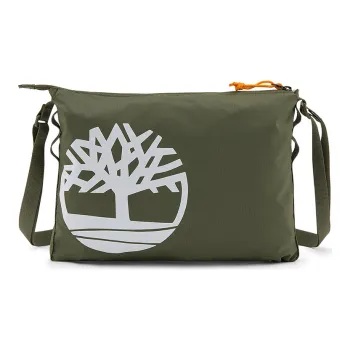 Timberland Polyester With Canvas Canvas Bag Crossbody Bag Unisex Army Green