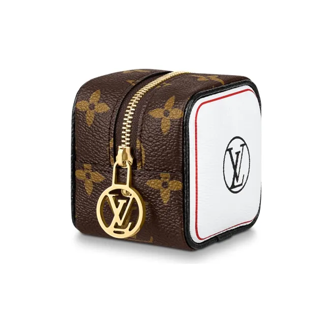 LOUIS VUITTON Cube Coin Purse Monogram Game On-1