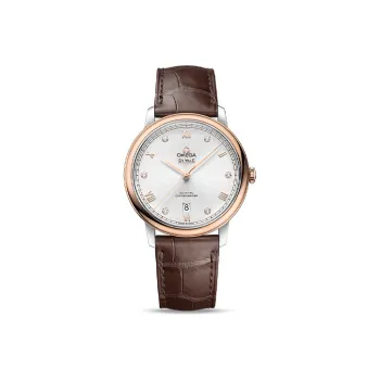 OMEGA Elegant Saucer Series Automatic Mechanical Movement Men's Watches Watch 39.5mm Silver Dial Stainless Steel Case
