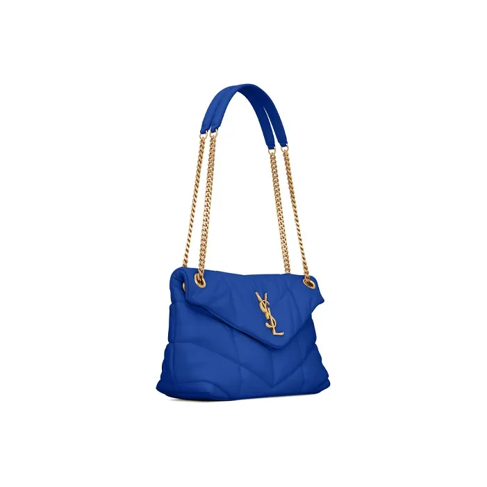 SAINT LAURENT PUFFER Quilting Lambskin Cloud Bag, Pillow Bag, Crossbody Bag, Shoulder Bag Small Size Women's-1