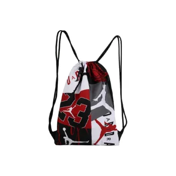 Jordan Polyester Sports Backpack Regular Unisex Red White