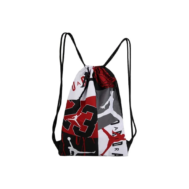 Jordan Polyester Sports Backpack Regular Unisex Red White-0