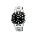 Black Dial Silver Strap
