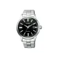 Black Dial with Silver Strap