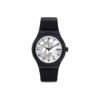 SWATCH Unisex 42mm White Watch SUTB407