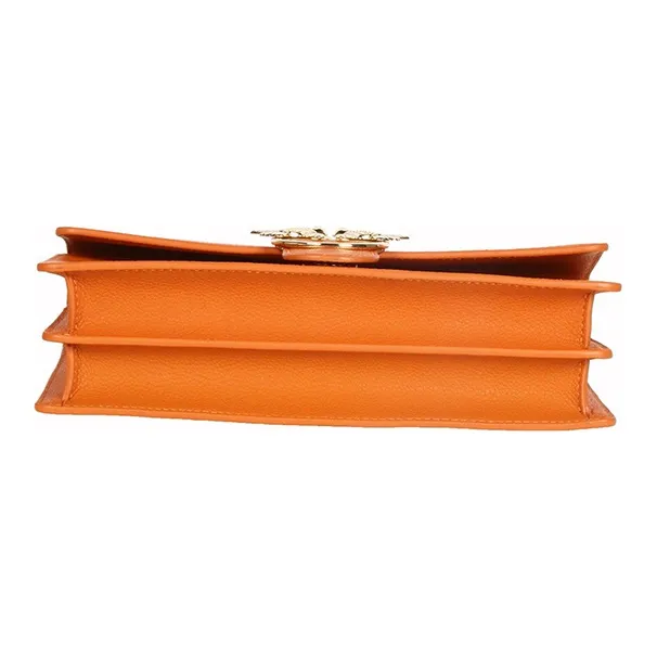 PINKO PINKO Love IconSIMPLY Cow Leather Swift Bag Shoulder Bag Crossbody Bag Women's Honey Orange-2
