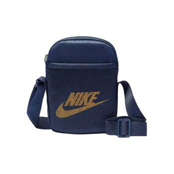 Nike Heritage Polyester Shoulder Bag Crossbody Bag Regular Unisex Navy Blue