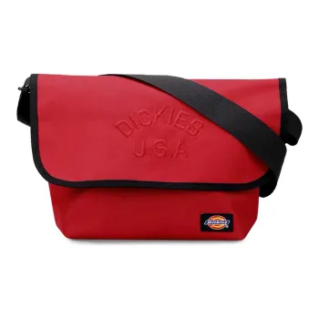 Dickies Polyester Messenger Bag Shoulder Bag Crossbody Bag Regular Unisex Vintage Red