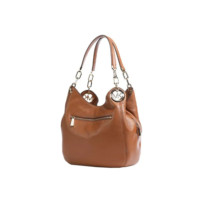 MICHAEL KORS Lillie Large Pebbled Leather Shoulder Bag-1