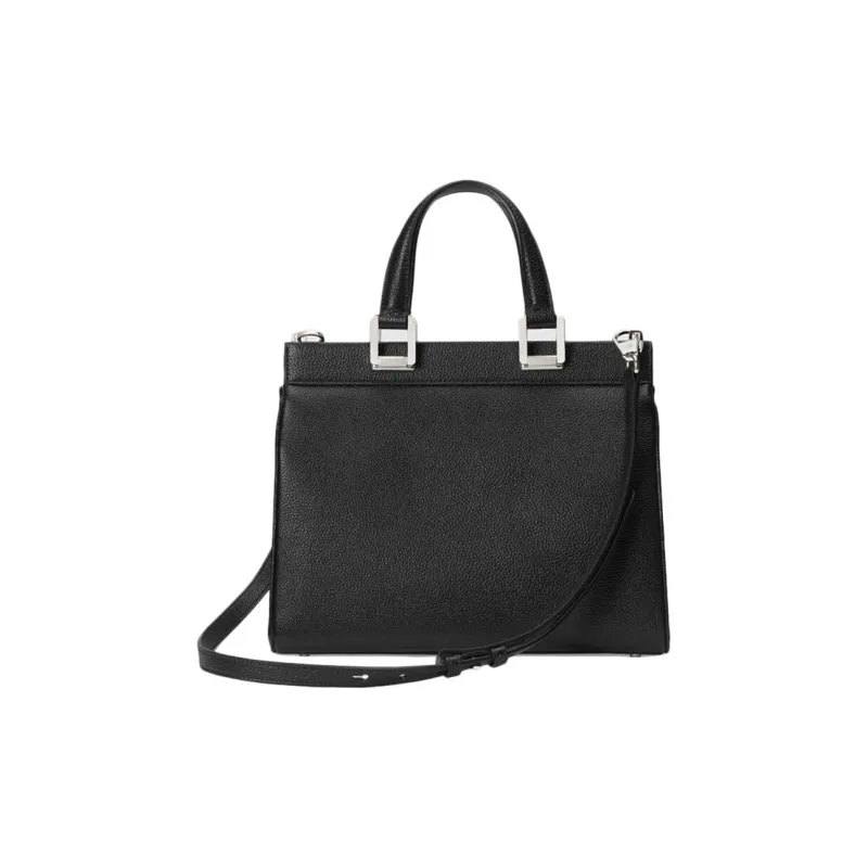 GUCCI Leather Shoulder Bag Crossbody Bag Handbag Small Size Women's Black-2
