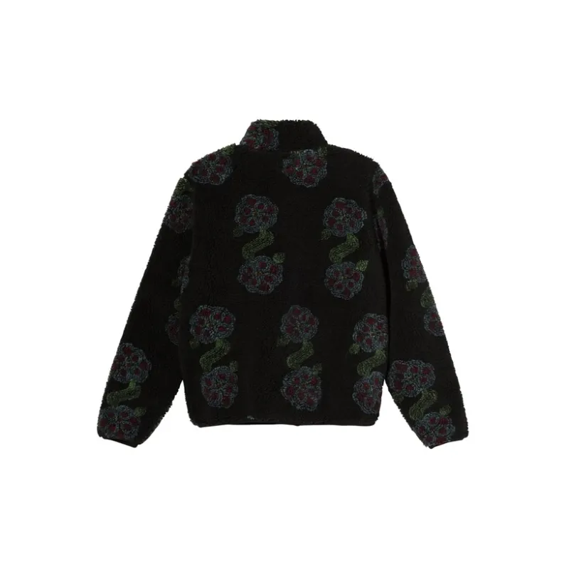 Stussy Flor Sherpa Mock Neck-1