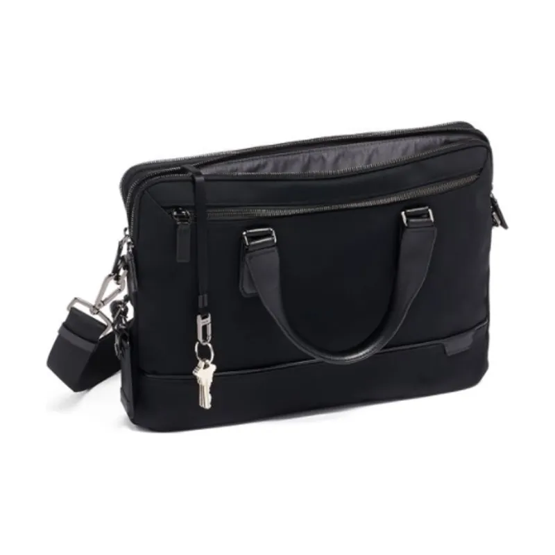 TUMI TUMI Harrison Nylon Briefcase Laptop Bag Shoulder Bag Crossbody Bag Handbag Regular Unisex Black-2