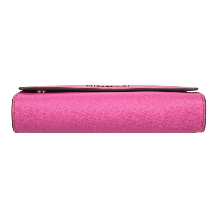 MICHAEL KORS Jet Set Travel Cow Leather Shoulder Bag, Crossbody Bag Women's Pink-4