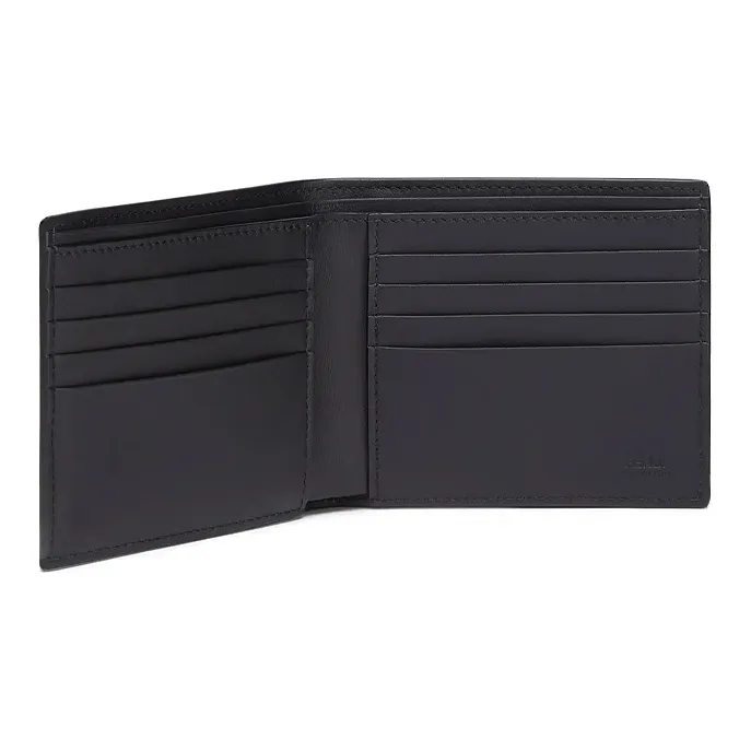 FENDI Coated Canvas With Leather Wallet Men's Brown-2