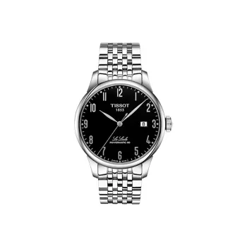 TISSOT Le Locle Collection Mechanical Movement Men's Watches Watch 39.3mm Black Dial Stainless Steel Watch Case