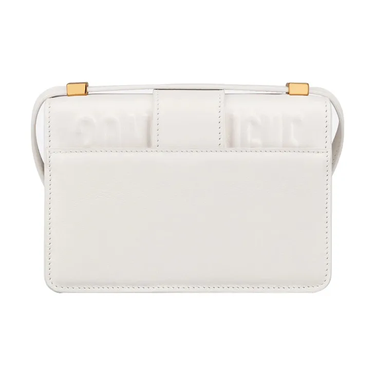 DIOR 30 Montaigne Cow Leather Box Bag Shoulder Bag Crossbody Bag Extra Mini Women's Milk White-3