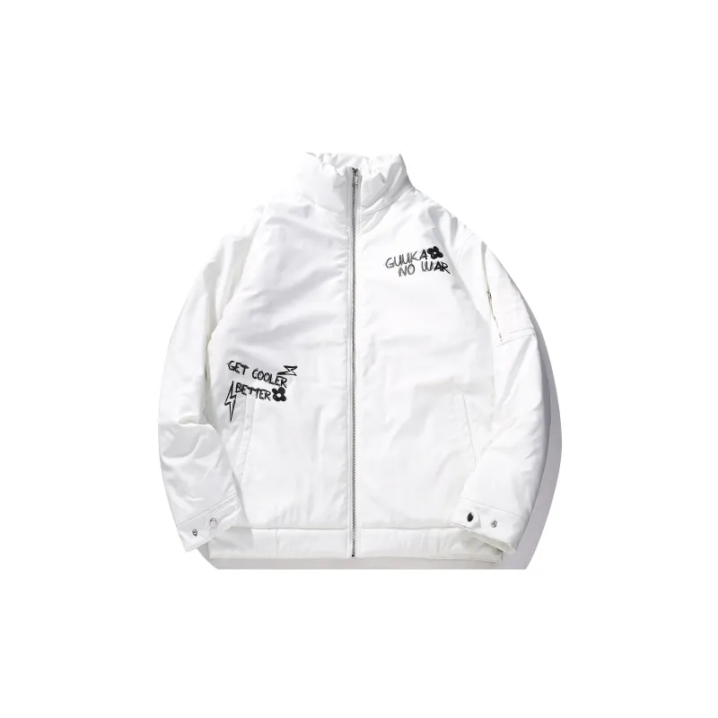 Guuka Puffer Jacket Unisex White-1