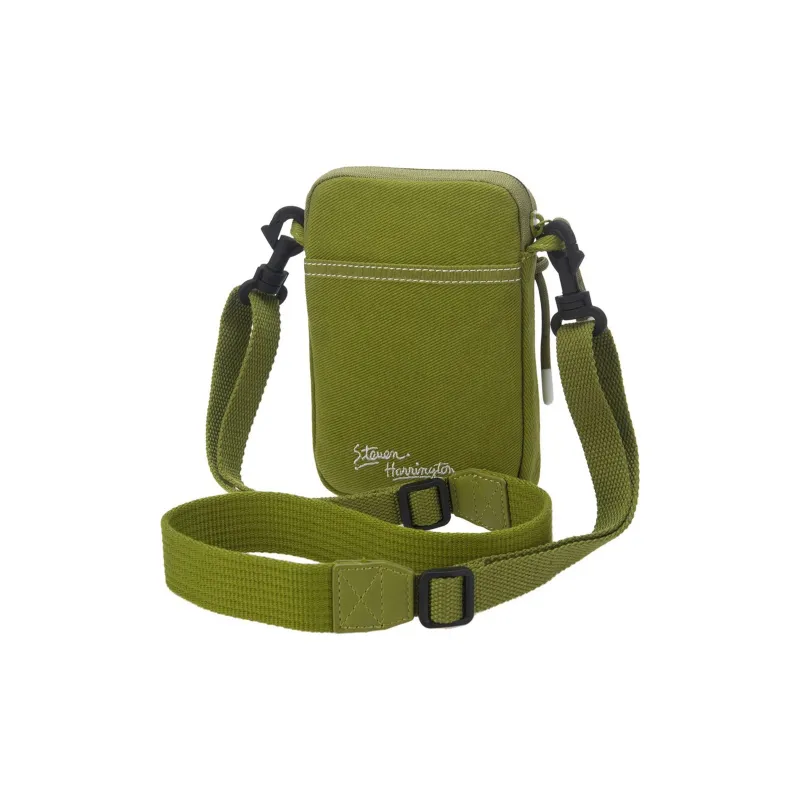 LiNing Steven Harrington Collaboration Fabric Shoulder Bag, Crossbody Bag Unisex Moss Green-2