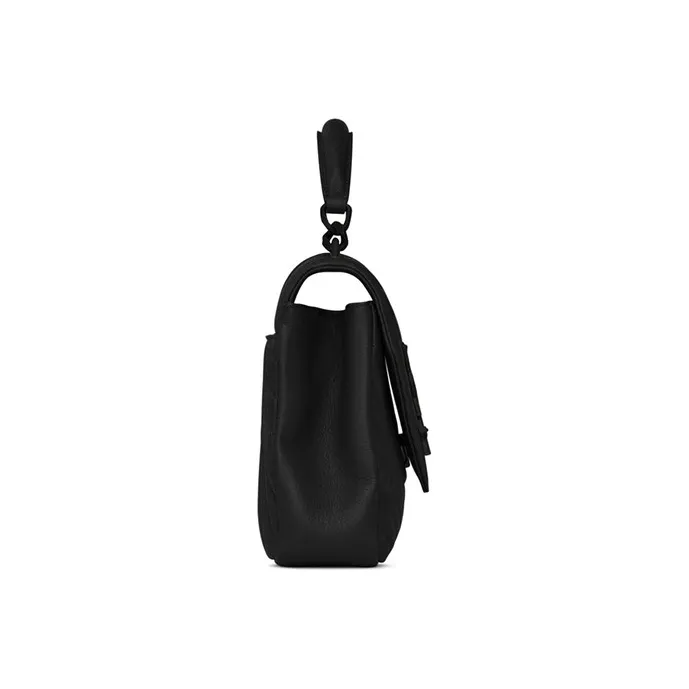 SAINT LAURENT Sheepskin Handbag, Shoulder Bag, Crossbody Bag Medium Size Women's Black-3