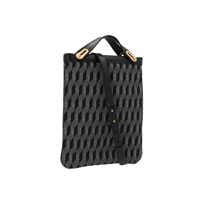 AU DEPART Elysées Reflex Logo Printed Tote Bag-1