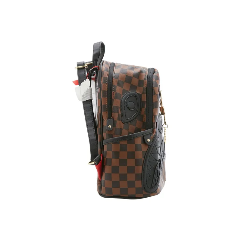 SPRAYGROUND PVC Backpack Medium Size Unisex Brown-3
