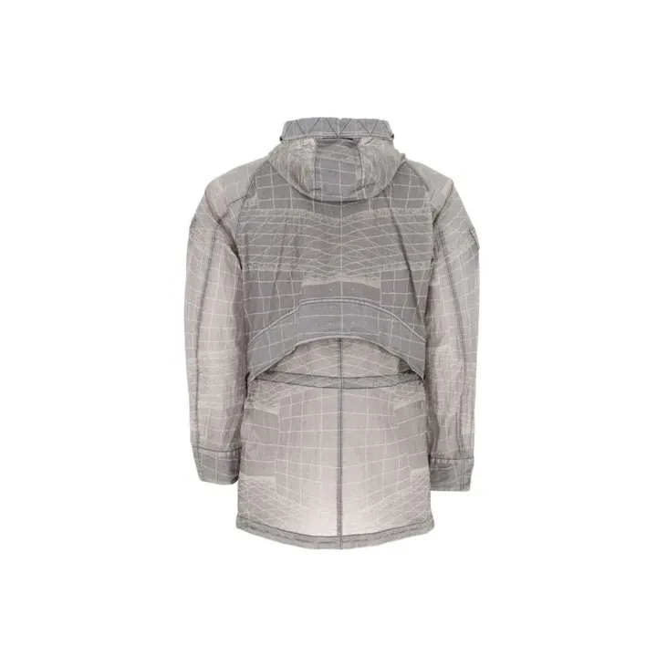 STONE ISLAND Reflective Grid Drawstring Jacket-1
