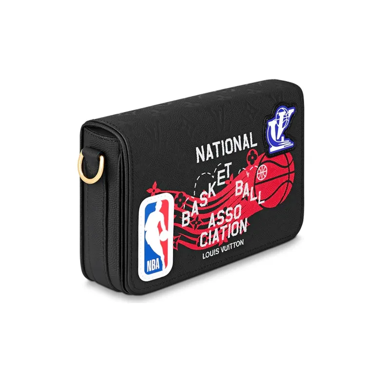 LOUIS VUITTON X Nba Studio Messenger Black-1